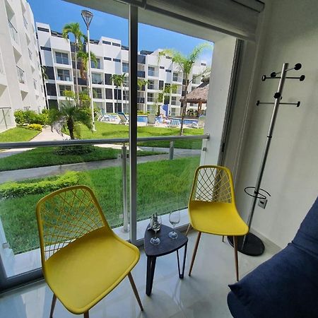 Departamento De Lujo En Manzanillo, Planta Baja Frente A La Alberca Appartement Buitenkant foto