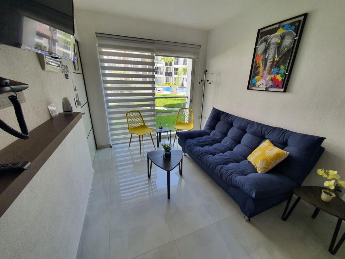 Departamento De Lujo En Manzanillo, Planta Baja Frente A La Alberca Appartement Buitenkant foto