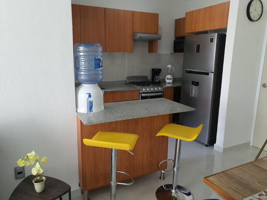 Departamento De Lujo En Manzanillo, Planta Baja Frente A La Alberca Appartement Buitenkant foto