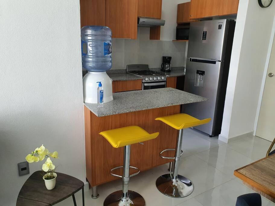 Departamento De Lujo En Manzanillo, Planta Baja Frente A La Alberca Appartement Buitenkant foto